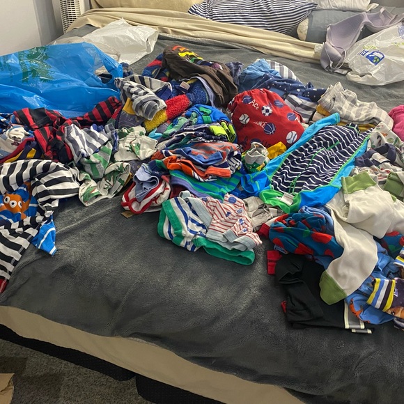 Two like new boys girls neutral Rags brand pull on jeans!RV42 plus tax per pair - Picture 5 of 6